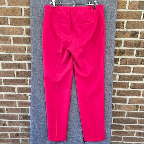Talbots Hampshire Ankle Pants Red Chino Casual Stretch Womens Size 4 - Picture 4 of 7